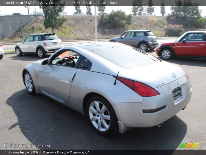 Chrome Silver Metallic / Carbon Black 2004 Nissan 350Z Enthusiast Coupe