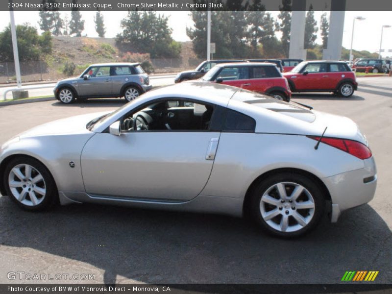 Chrome Silver Metallic / Carbon Black 2004 Nissan 350Z Enthusiast Coupe