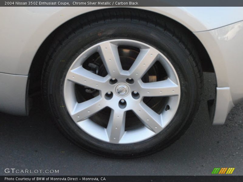 Chrome Silver Metallic / Carbon Black 2004 Nissan 350Z Enthusiast Coupe