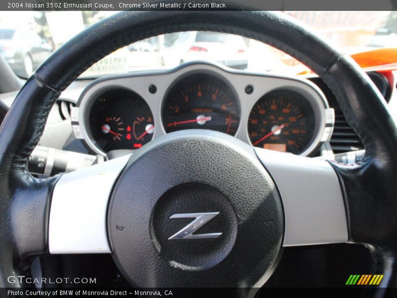 Chrome Silver Metallic / Carbon Black 2004 Nissan 350Z Enthusiast Coupe