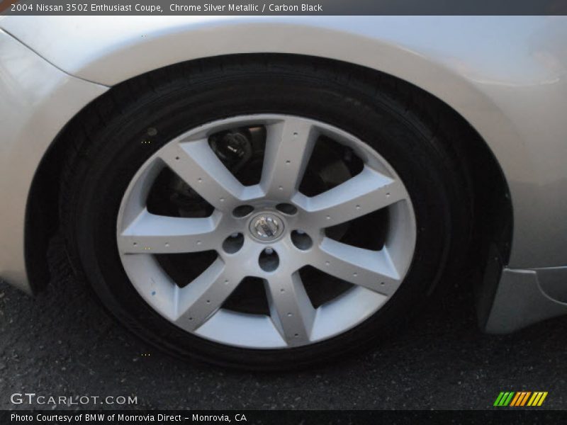 Chrome Silver Metallic / Carbon Black 2004 Nissan 350Z Enthusiast Coupe