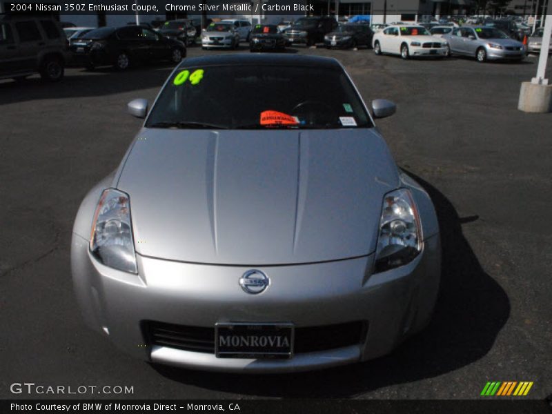 Chrome Silver Metallic / Carbon Black 2004 Nissan 350Z Enthusiast Coupe