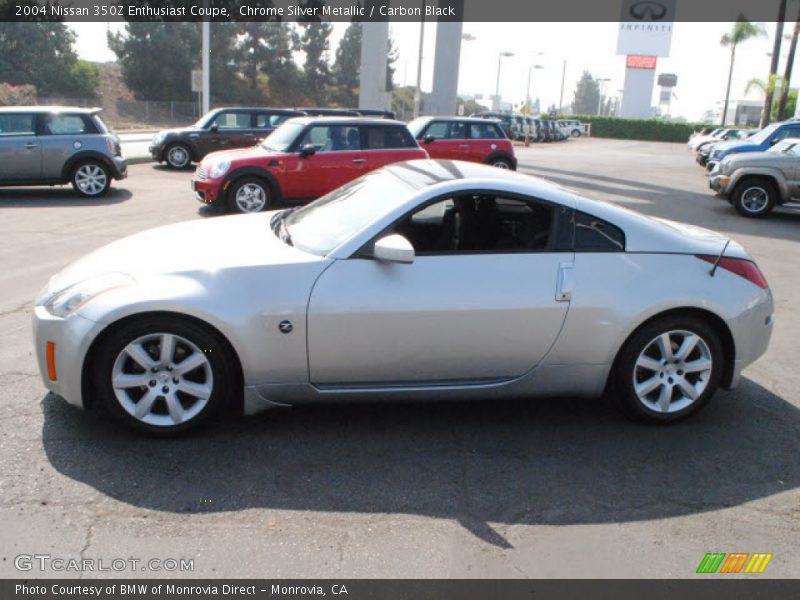 Chrome Silver Metallic / Carbon Black 2004 Nissan 350Z Enthusiast Coupe