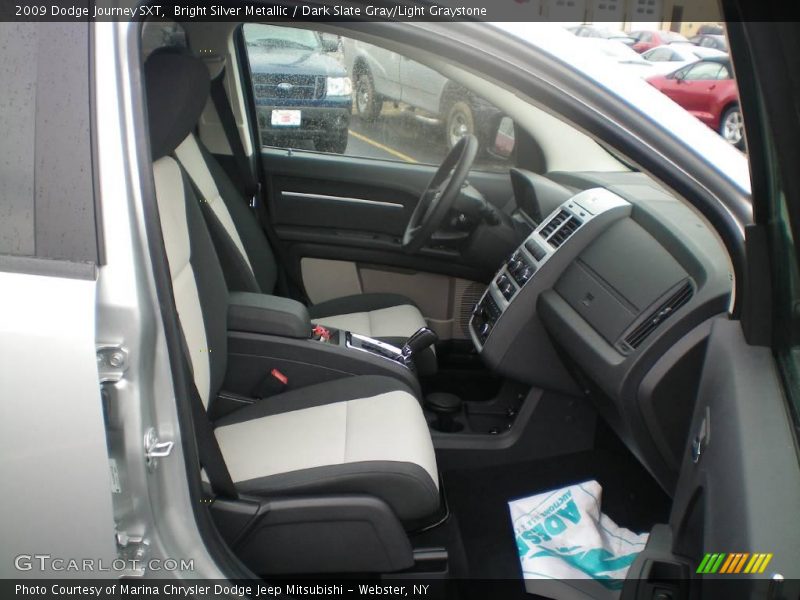 Bright Silver Metallic / Dark Slate Gray/Light Graystone 2009 Dodge Journey SXT
