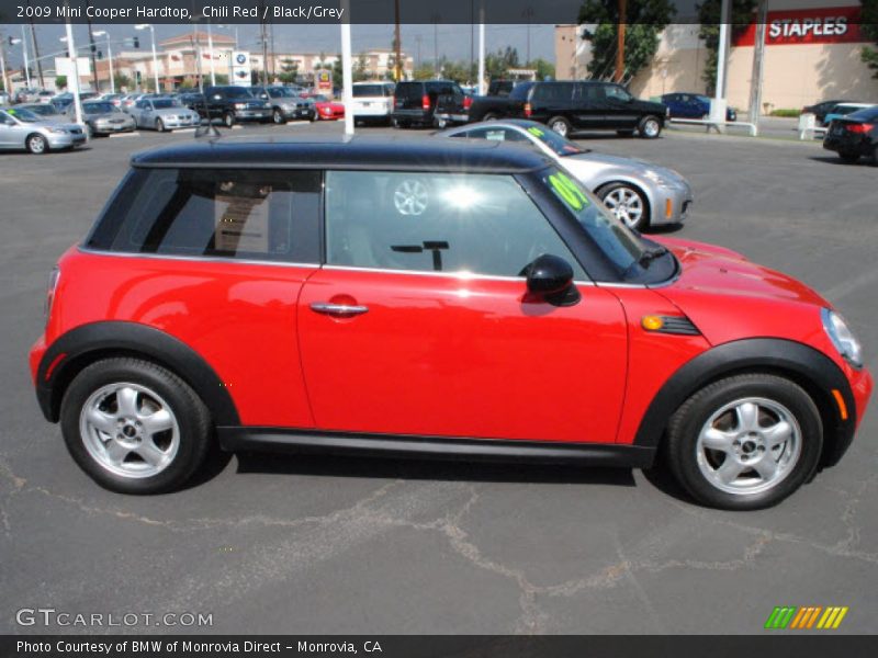 Chili Red / Black/Grey 2009 Mini Cooper Hardtop