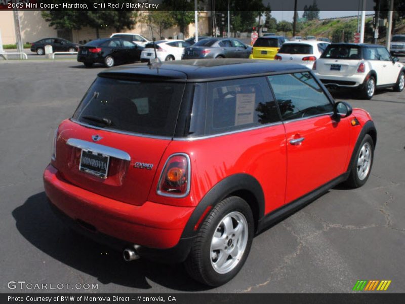 Chili Red / Black/Grey 2009 Mini Cooper Hardtop