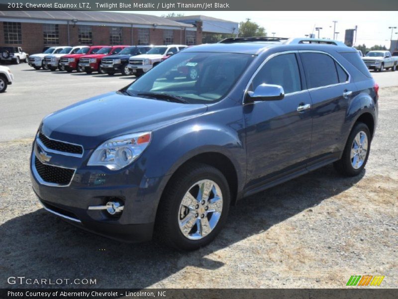 Twilight Blue Metallic / Light Titanium/Jet Black 2012 Chevrolet Equinox LTZ