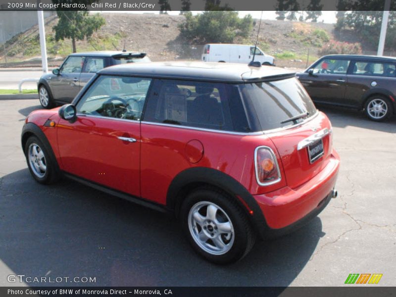 Chili Red / Black/Grey 2009 Mini Cooper Hardtop