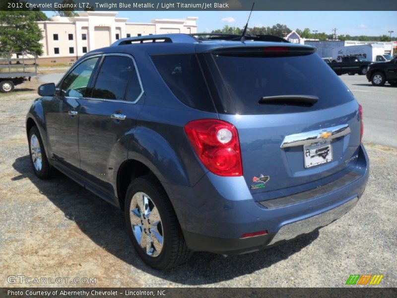 Twilight Blue Metallic / Light Titanium/Jet Black 2012 Chevrolet Equinox LTZ