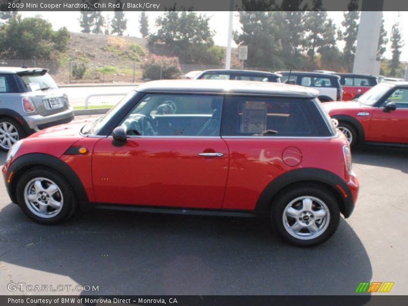 Chili Red / Black/Grey 2009 Mini Cooper Hardtop