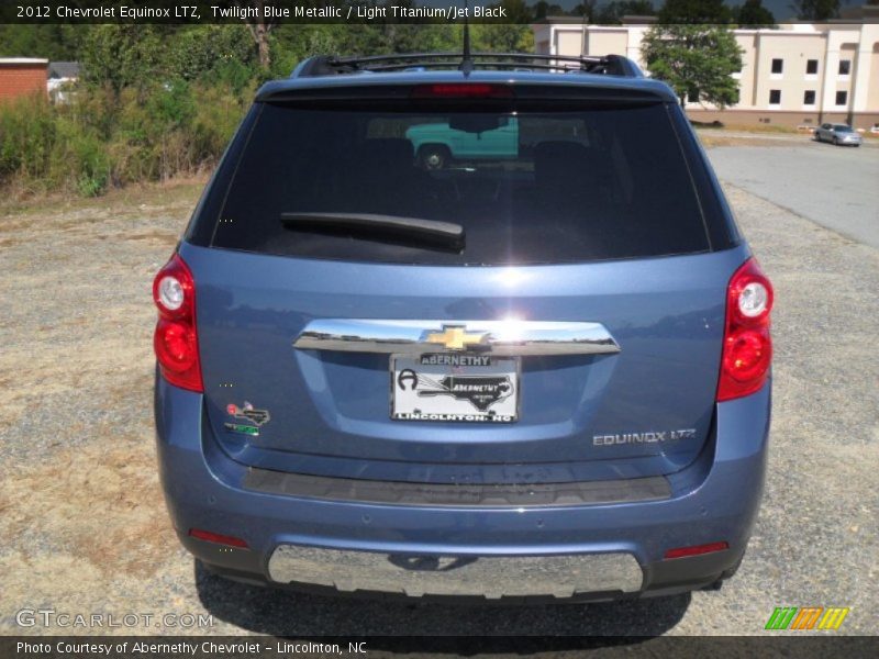 Twilight Blue Metallic / Light Titanium/Jet Black 2012 Chevrolet Equinox LTZ