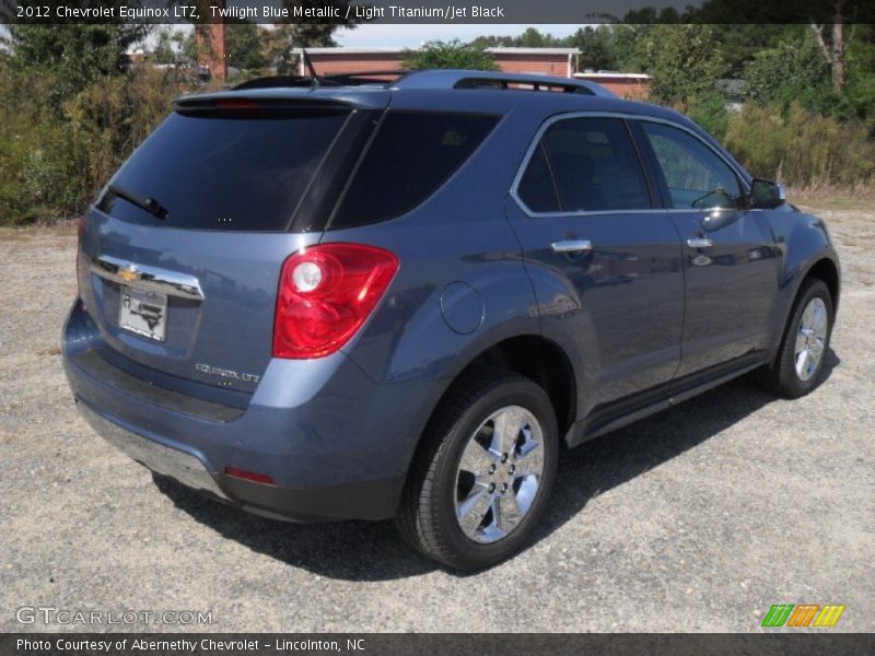 Twilight Blue Metallic / Light Titanium/Jet Black 2012 Chevrolet Equinox LTZ