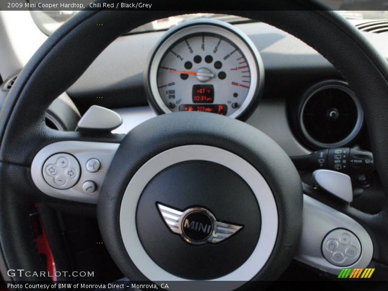 Chili Red / Black/Grey 2009 Mini Cooper Hardtop