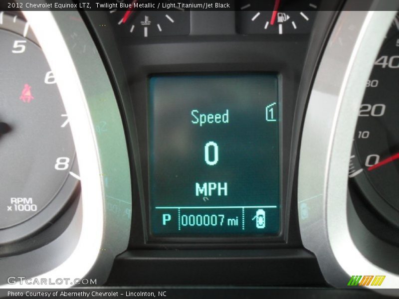 Twilight Blue Metallic / Light Titanium/Jet Black 2012 Chevrolet Equinox LTZ