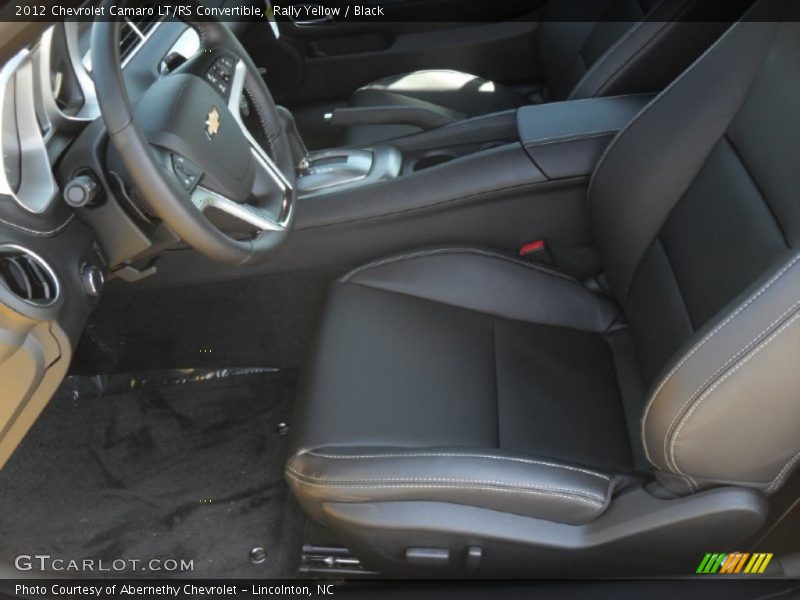 Rally Yellow / Black 2012 Chevrolet Camaro LT/RS Convertible