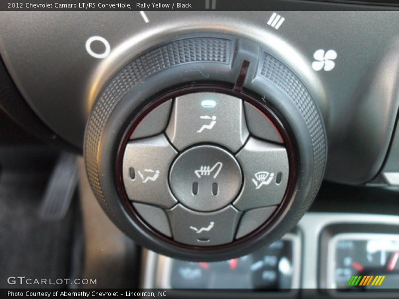 Controls of 2012 Camaro LT/RS Convertible