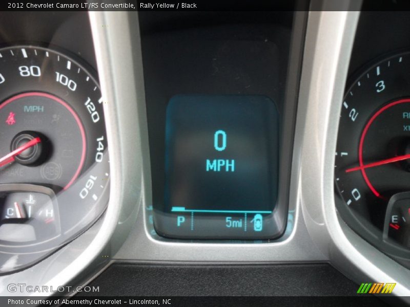 Rally Yellow / Black 2012 Chevrolet Camaro LT/RS Convertible