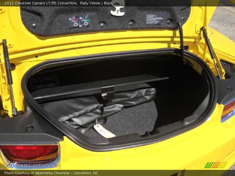 Rally Yellow / Black 2012 Chevrolet Camaro LT/RS Convertible