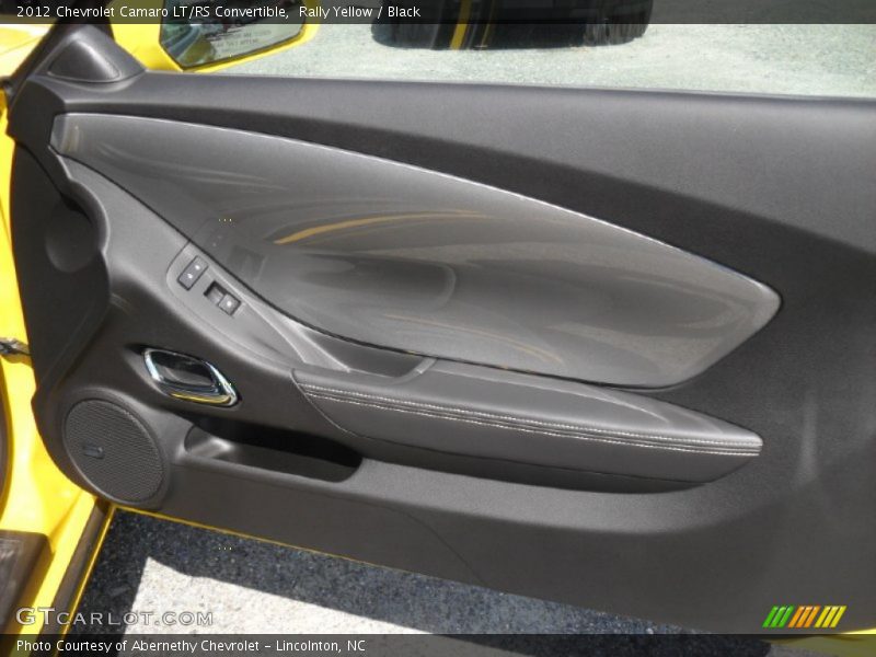 Rally Yellow / Black 2012 Chevrolet Camaro LT/RS Convertible