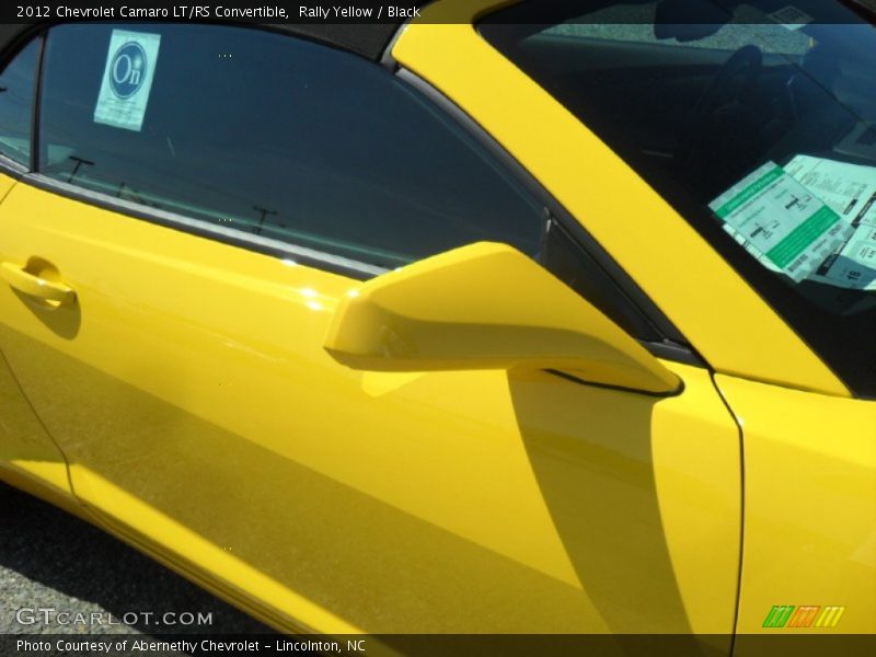 Rally Yellow / Black 2012 Chevrolet Camaro LT/RS Convertible