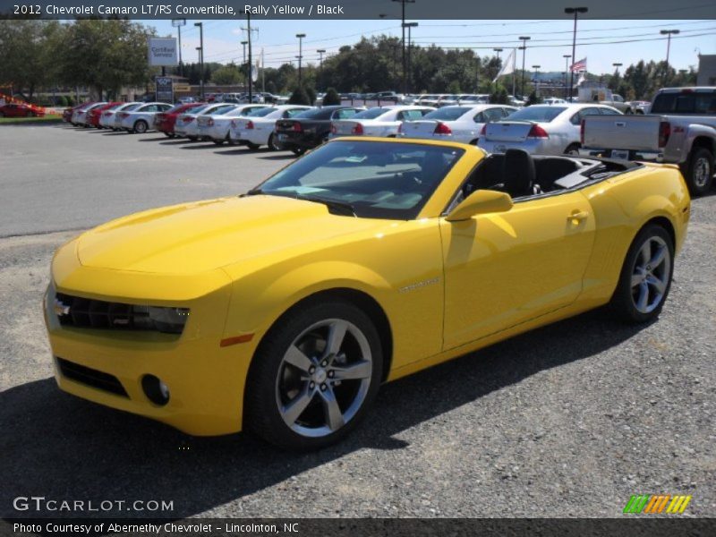 Front 3/4 View of 2012 Camaro LT/RS Convertible