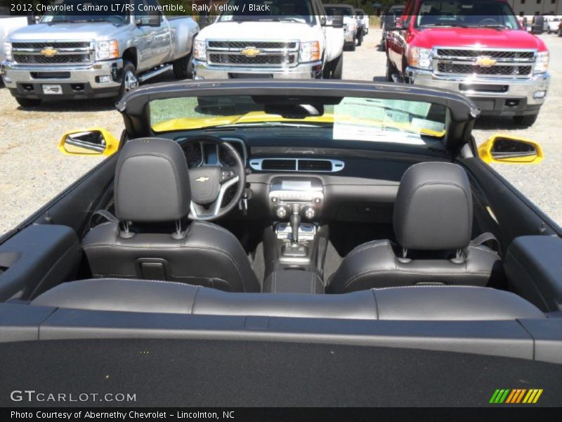Rally Yellow / Black 2012 Chevrolet Camaro LT/RS Convertible