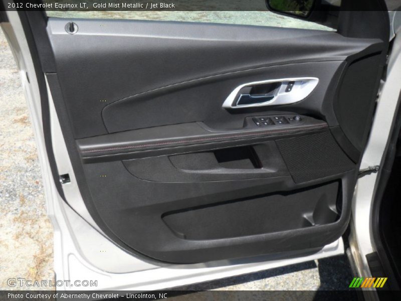 Gold Mist Metallic / Jet Black 2012 Chevrolet Equinox LT