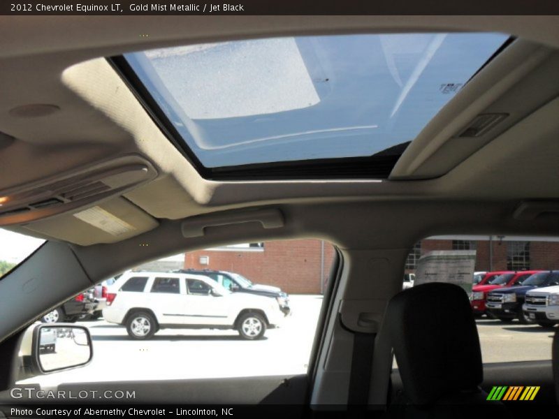 Gold Mist Metallic / Jet Black 2012 Chevrolet Equinox LT