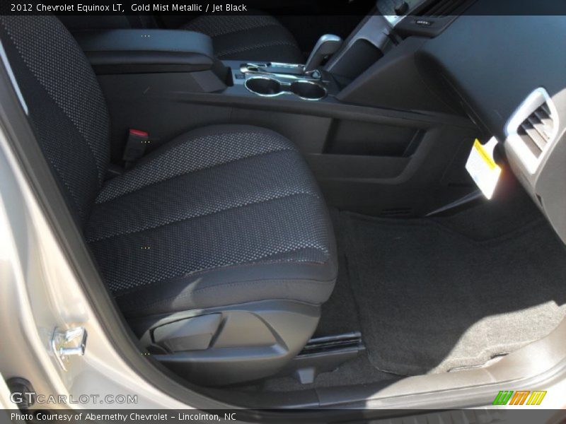 Gold Mist Metallic / Jet Black 2012 Chevrolet Equinox LT