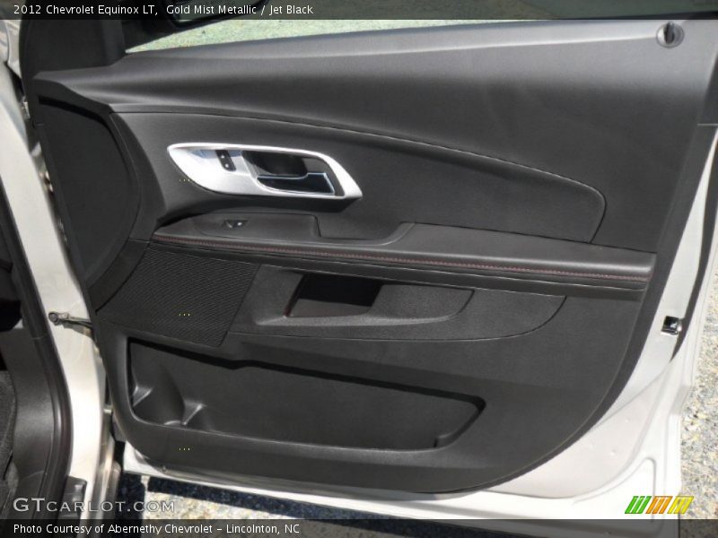 Gold Mist Metallic / Jet Black 2012 Chevrolet Equinox LT