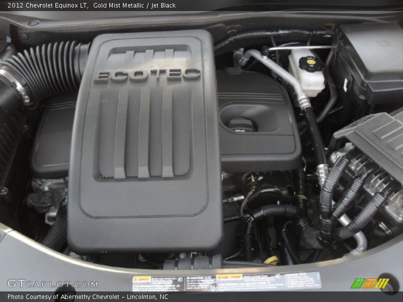Gold Mist Metallic / Jet Black 2012 Chevrolet Equinox LT