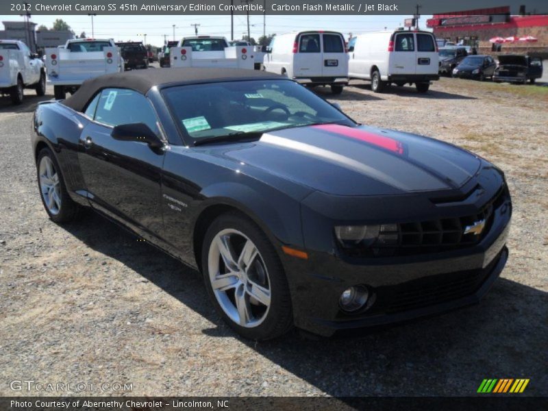 Carbon Flash Metallic / Jet Black 2012 Chevrolet Camaro SS 45th Anniversary Edition Convertible