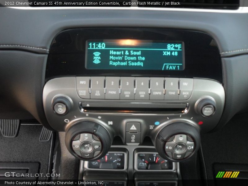 Audio System of 2012 Camaro SS 45th Anniversary Edition Convertible