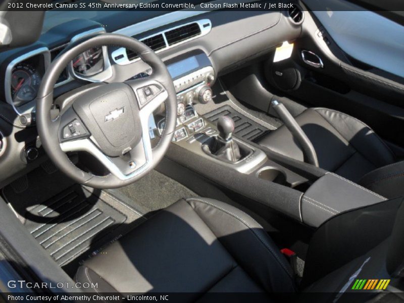 Jet Black Interior - 2012 Camaro SS 45th Anniversary Edition Convertible 