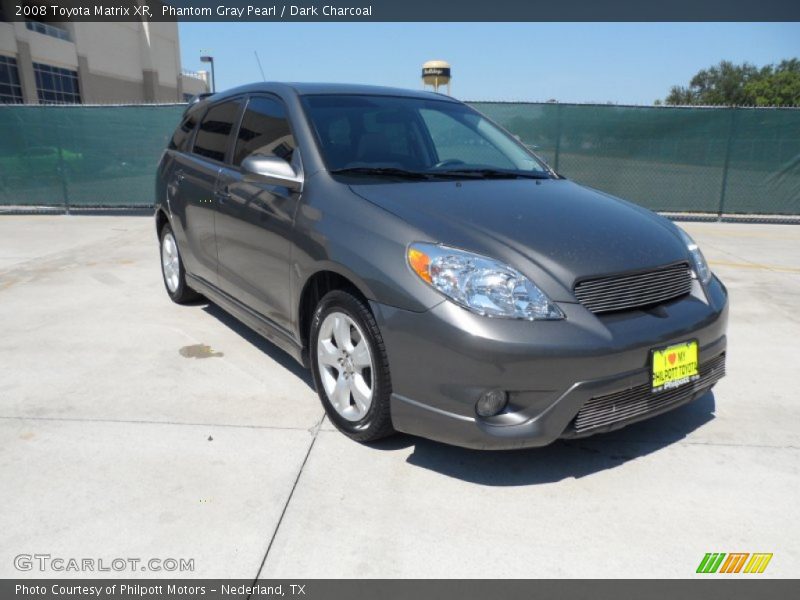 Phantom Gray Pearl / Dark Charcoal 2008 Toyota Matrix XR