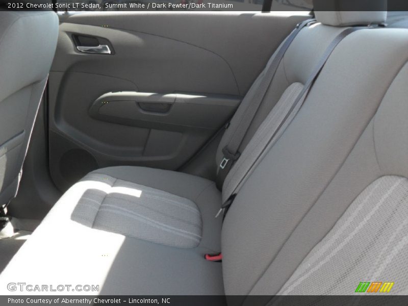  2012 Sonic LT Sedan Dark Pewter/Dark Titanium Interior