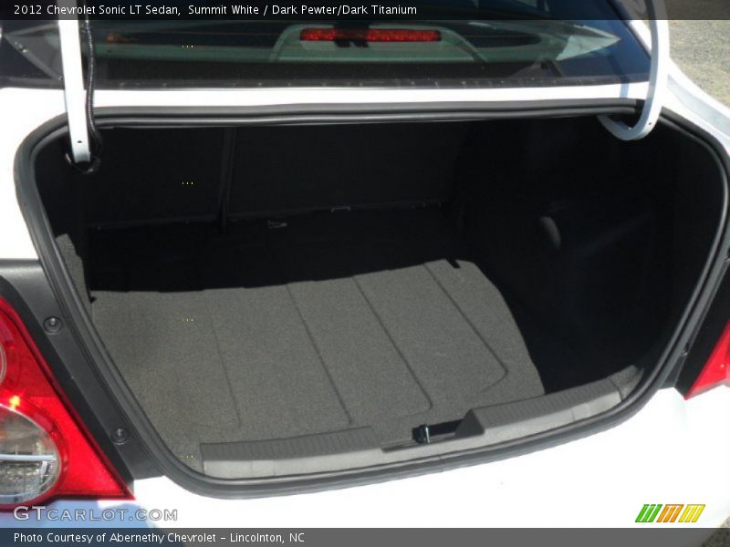  2012 Sonic LT Sedan Trunk