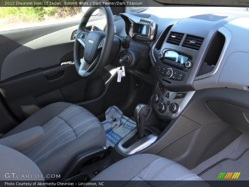  2012 Sonic LT Sedan Dark Pewter/Dark Titanium Interior
