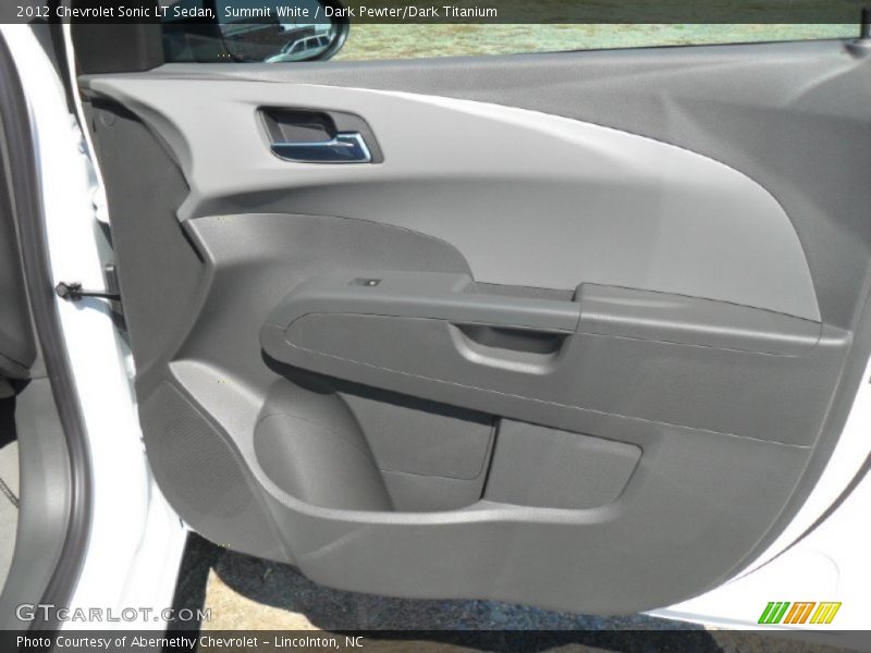 Door Panel of 2012 Sonic LT Sedan