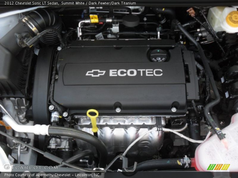  2012 Sonic LT Sedan Engine - 1.8 Liter DOHC 16-Valve VVT 4 Cylinder
