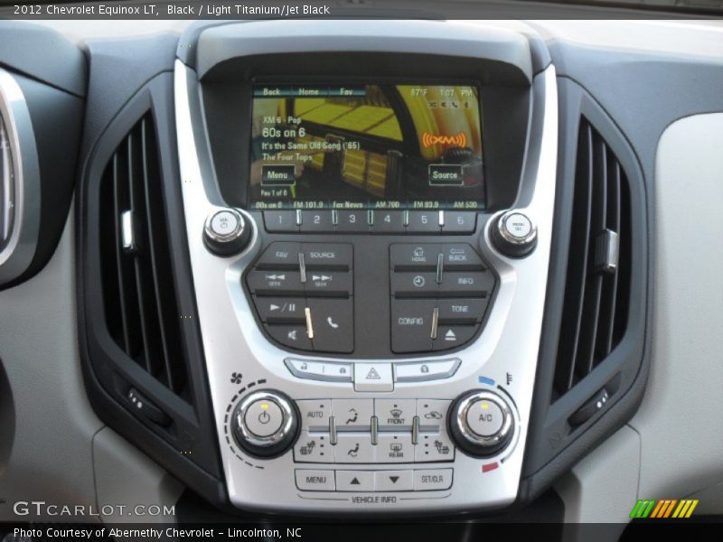 Controls of 2012 Equinox LT