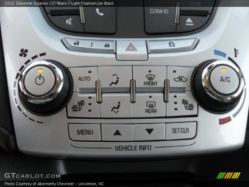 Controls of 2012 Equinox LT