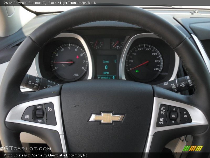 Black / Light Titanium/Jet Black 2012 Chevrolet Equinox LT