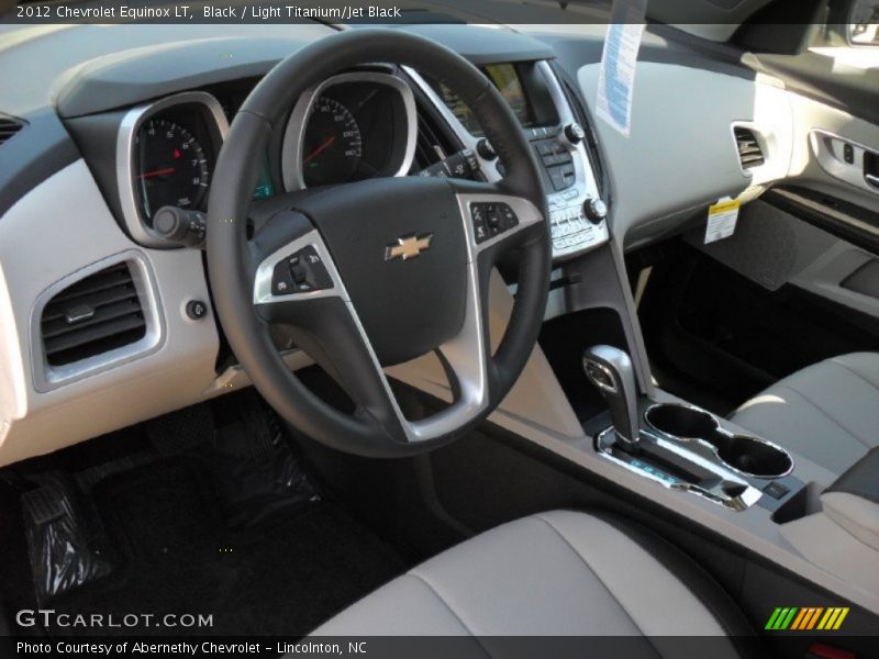 Light Titanium/Jet Black Interior - 2012 Equinox LT 