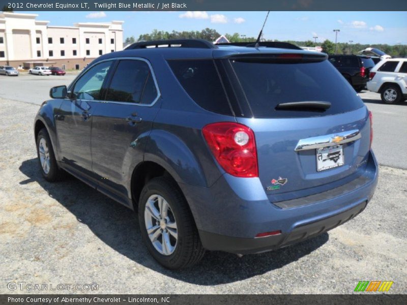 Twilight Blue Metallic / Jet Black 2012 Chevrolet Equinox LT