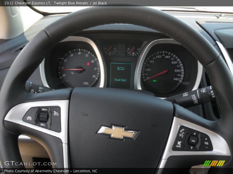 Twilight Blue Metallic / Jet Black 2012 Chevrolet Equinox LT