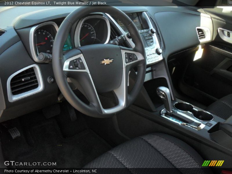 Twilight Blue Metallic / Jet Black 2012 Chevrolet Equinox LT