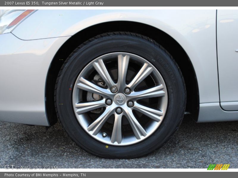Tungsten Silver Metallic / Light Gray 2007 Lexus ES 350