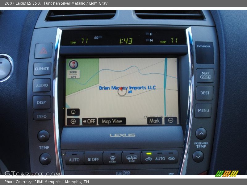Tungsten Silver Metallic / Light Gray 2007 Lexus ES 350