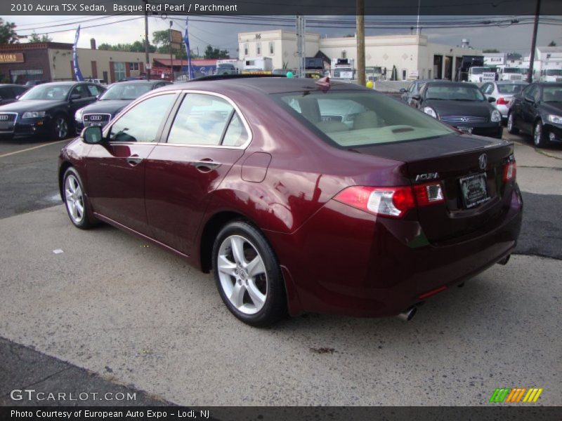 Basque Red Pearl / Parchment 2010 Acura TSX Sedan